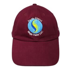 KC Caps Baseball Cap Red One Size Pacific Ethanol Magic Valley Burley Idaho Hat